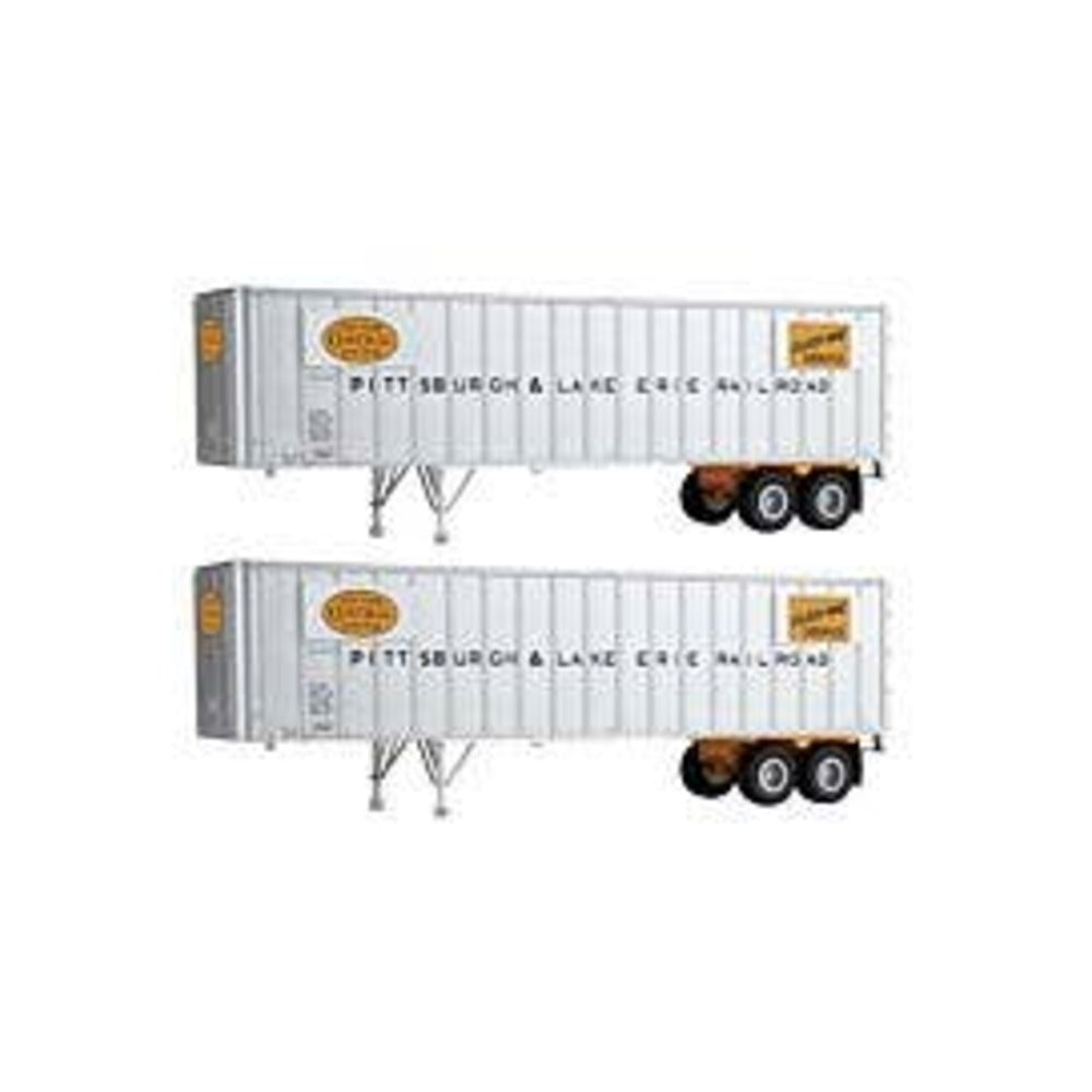 Walthers SceneMaster 949-2611 HO Flexi-Van 40' 2-Pack P&LE