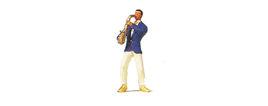 Preiser 29053 HO Scale Saxophone Musician Figure
