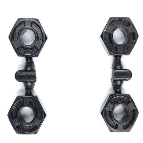 3Racing SAK-D123 Hex Adaptor (5mm Thick) - 4pcs For Sakura D3 Sakura D5