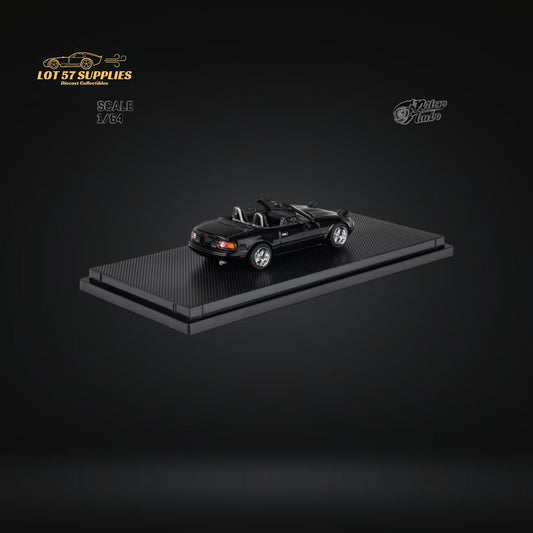 MicroTurbo Eunos Roadster MX-5 Customized Metallic Black 1:64