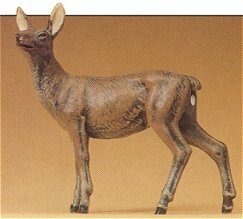 Preiser 47702 1:25 Scale Standing Cow Elk Wild Animal Figure