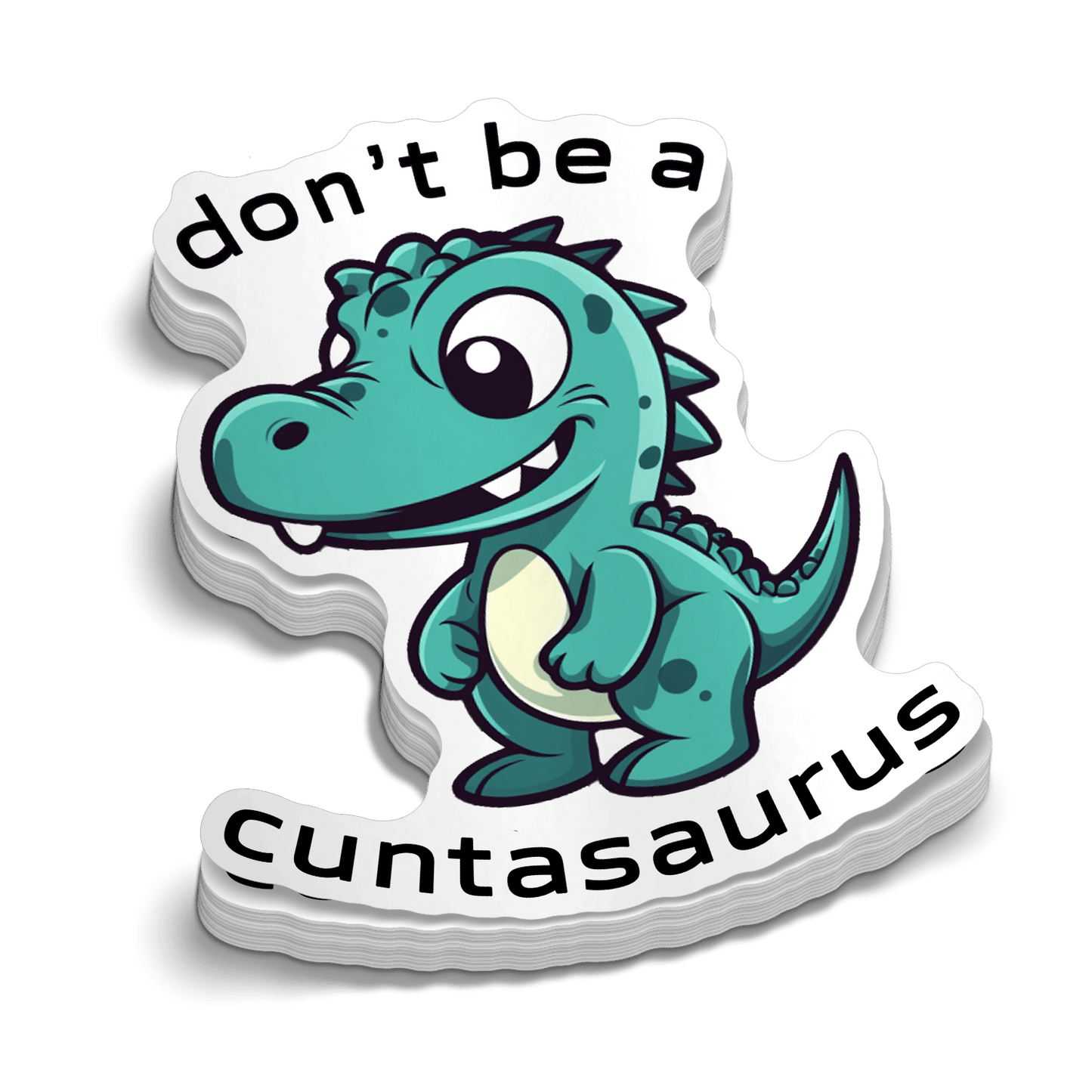 Cuntasarurus Hard Hat Decal