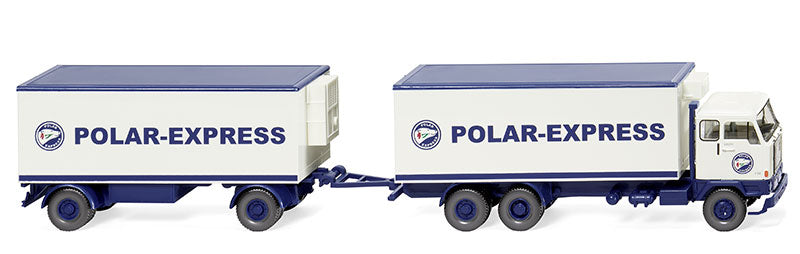 Wiking 045704 1/87 Volvo F88 Refrigerated Road Train, Polar-Express
