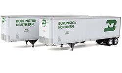 Walthers SceneMaster 949-2510 HO 40' Trailmobile Burlington Northern