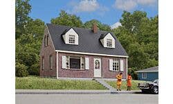 Walthers Cornerstone 933-3774 HO Brick Cape Cod House Kit