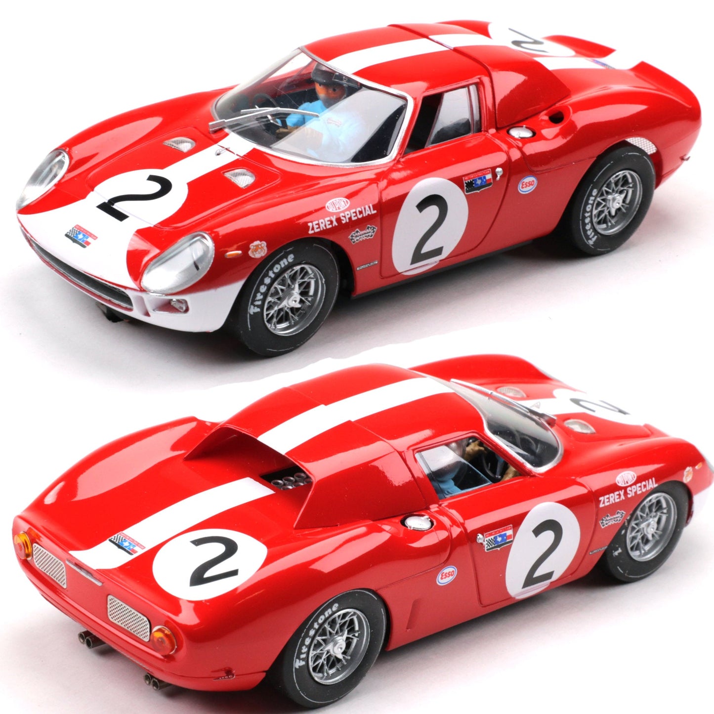 Fly 053109 Ferrari 250 LM Road America 500 1964 1/32 Slot Car