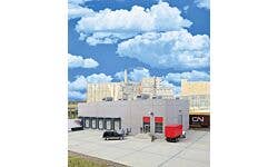 Walthers Cornerstone 933-4067 HO Modern Concrete Warehouse Kit