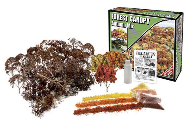 Woodland Scenics F1663 N/HO Forest Canopy Autumn Mix