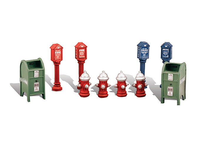Woodland Scenics A1960 HO Train Figures Street Items