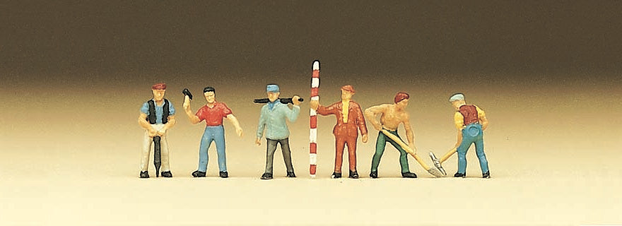 Preiser 88514 Z Scale Road Workers & Surveyors Figure Set