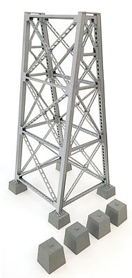 Walthers Cornerstone 4554 HO Steel Railroad Bridge Tower Kit