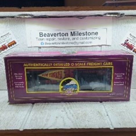 20-94213 MTH NEW YORKER BEER (#8952) 40' STEEL SIDE REEFER CAR