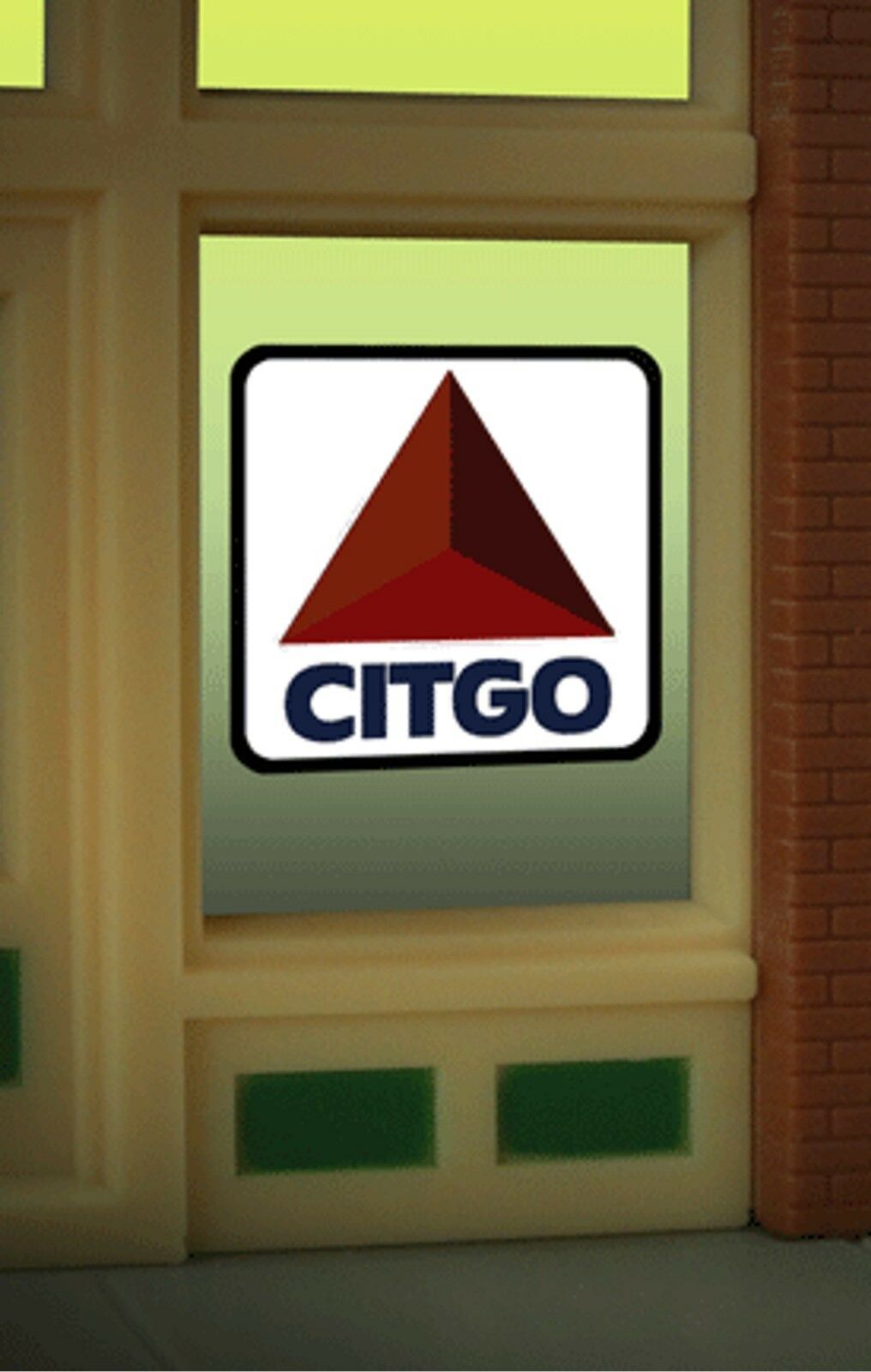 Miller Engineering 9075 HO/O Scale Citgo Window Sign