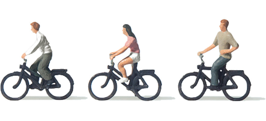 Preiser 79089 N Scale Cyclists Figure Set