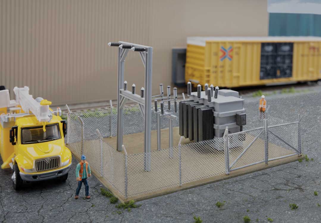 Walthers Cornerstone 4175 HO Small Substation Kit