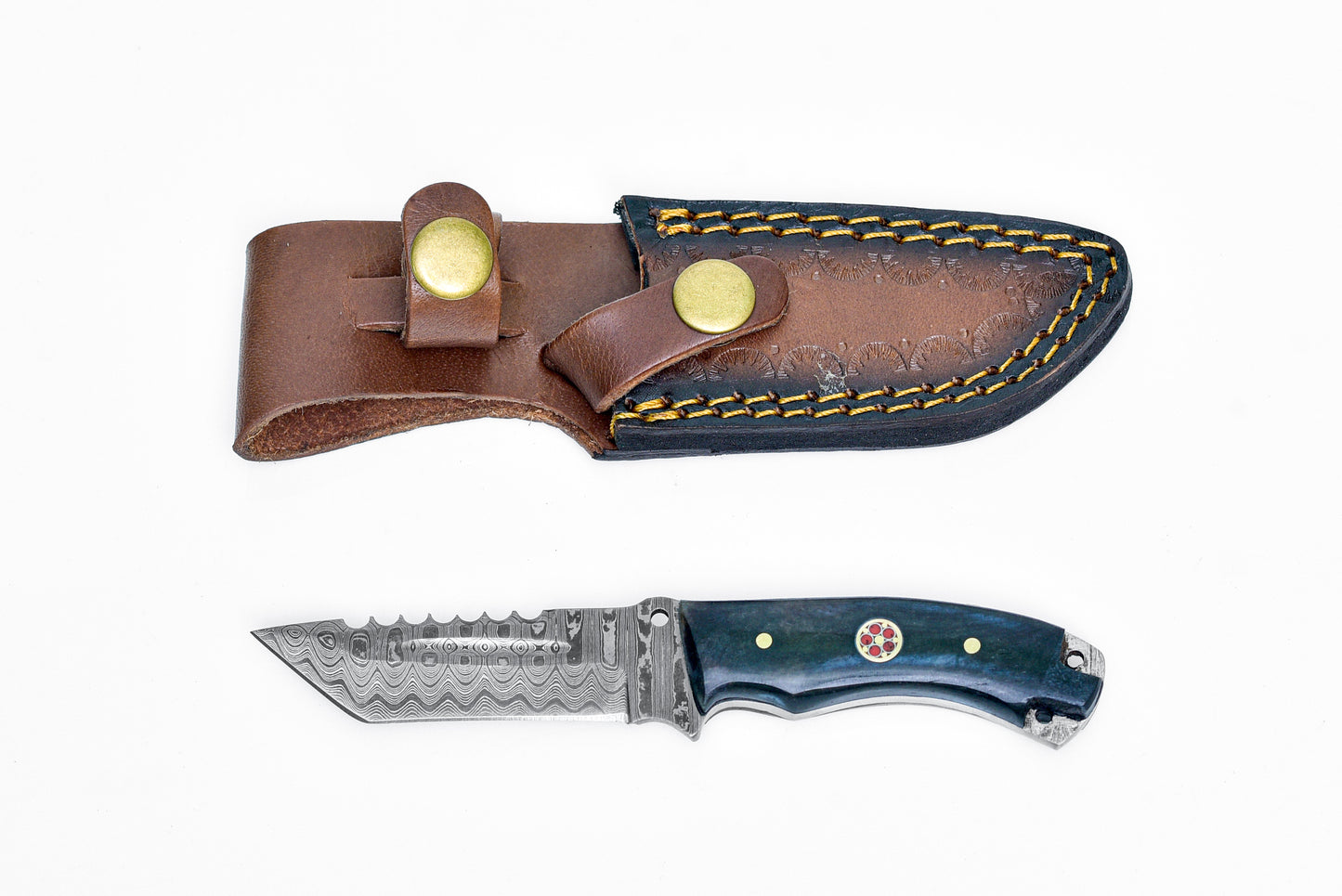 Damascus Steel EDC Style Tanto Compacto TD-39xs by Titan International Knives