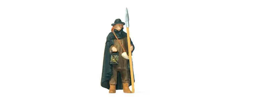 Preiser 28214 HO Scale Night Watchman Figure