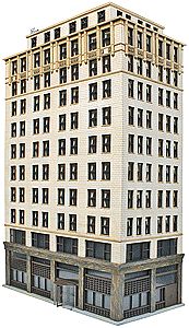Walthers Cornerstone 3764 HO Ashmore Hotel Kit