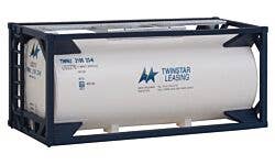 Walthers SceneMaster 949-8106 HO 20' Tank Kit - Twinstar Leasing