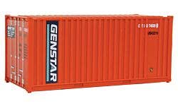 Walthers SceneMaster 949-8003 HO 20' Container Genstar