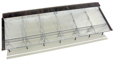 Walthers Cornerstone 2984 HO Scale Train Shed Clear Roof Kit