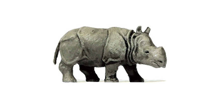 Preiser 29503 HO Scale Baby Indian Rhinoceros Figure