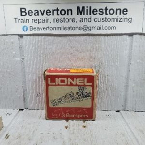 LIONEL NONILLUMINATED BUMPERS, SET OF 3, 73-84