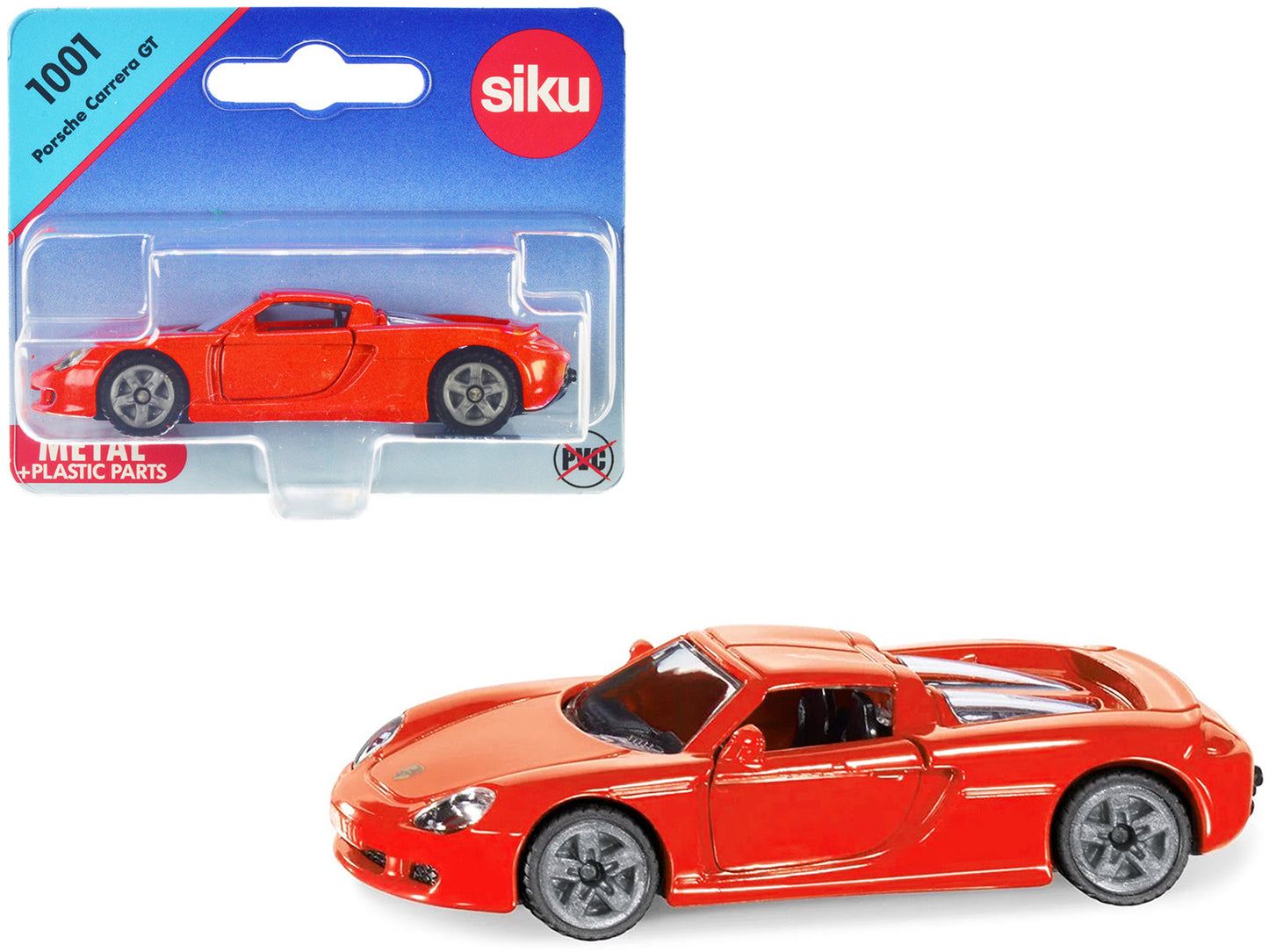 Porsche Carrera GT Red Diecast Model Car by Siku free shipping USA