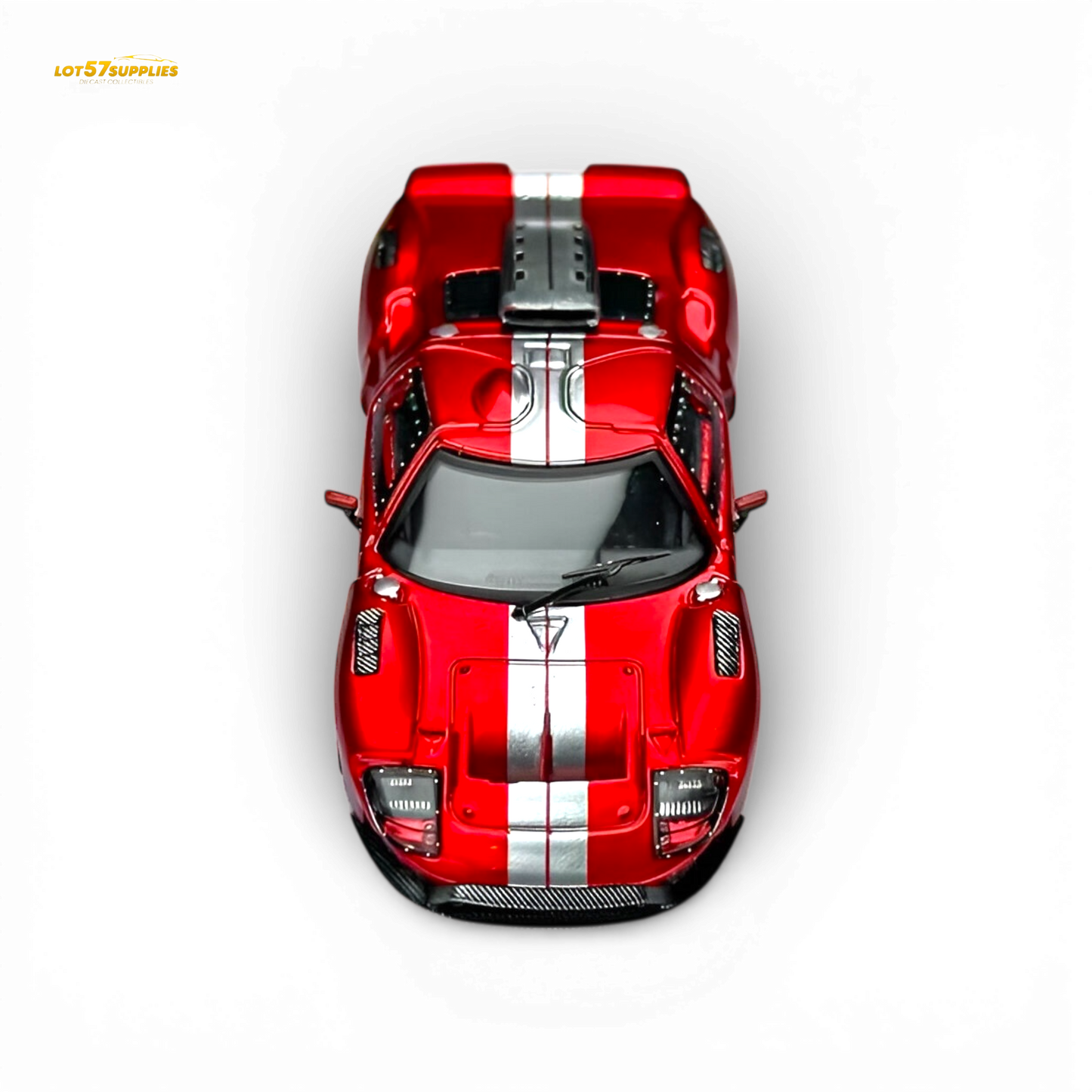(Pre-Order) Rhino Model RM Ford GT40 - Transparent Red 1:64