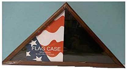 Memorial Flag Case - Flag Display Case for Flag 5x9.5'