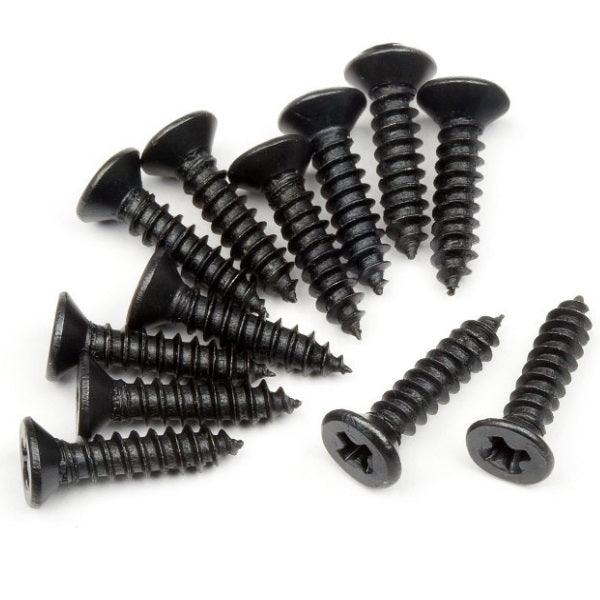 HPI Racing 101273 TP Flat Head Screw M2.6x12mm (12) Bullet ST MT 3.0 RTR / Flux