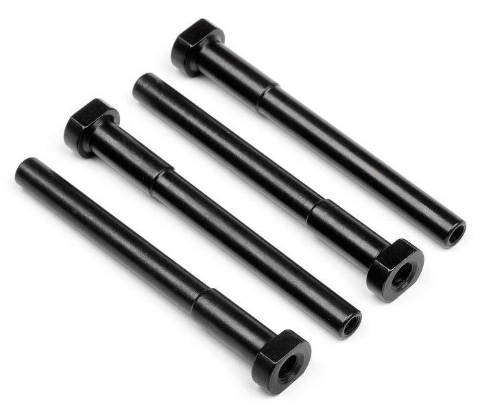 HPI Racing 101456 Lightweight Aluminum Diff Mount Shaft (4pcs) Pulse 4.6 Buggy