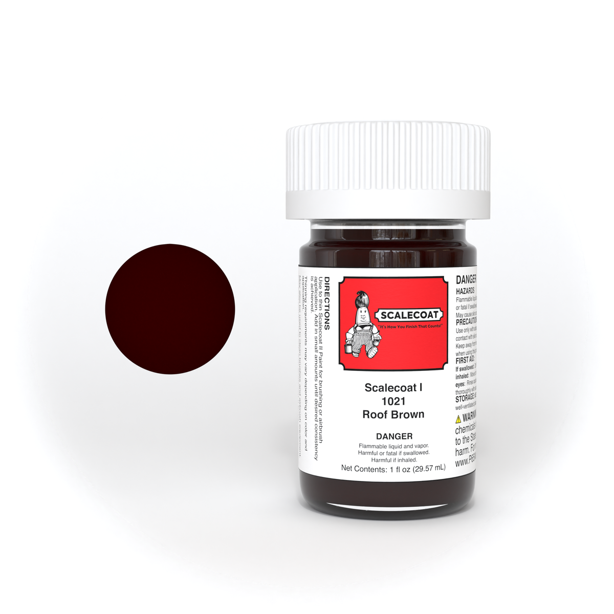 Scalecoat I Roof Brown 1oz - 1021