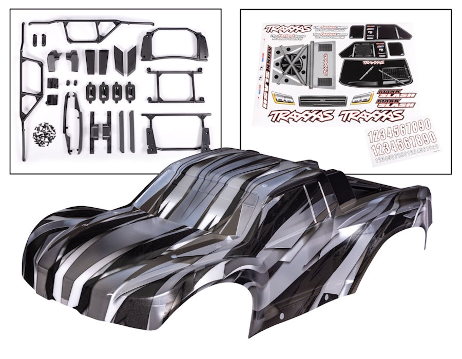 Traxxas 10211X ProGraphix Body w/ Supports/Latches Decals for MAXX Slash