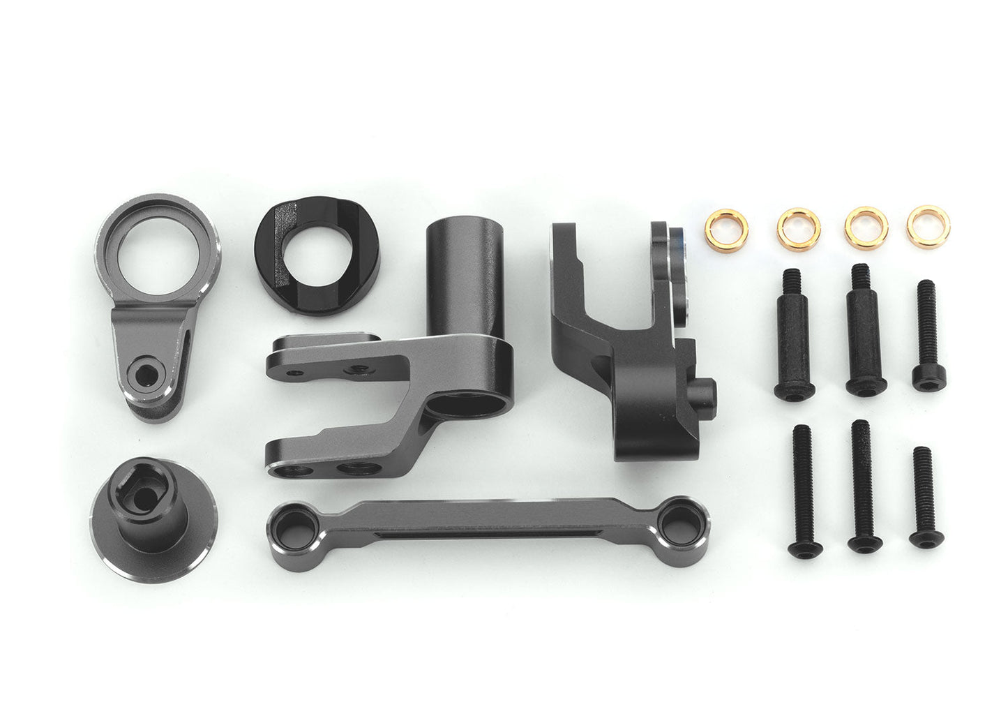 Traxxas 10246 Gray Aluminum Steering Bellcranks MAXX SLASH / MAXX