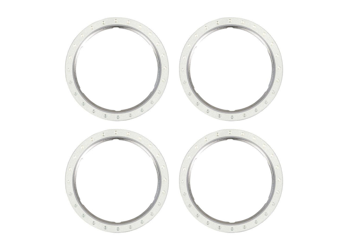 Traxxas Beadlock Rings Aluminum Silver maxx slash / UDR