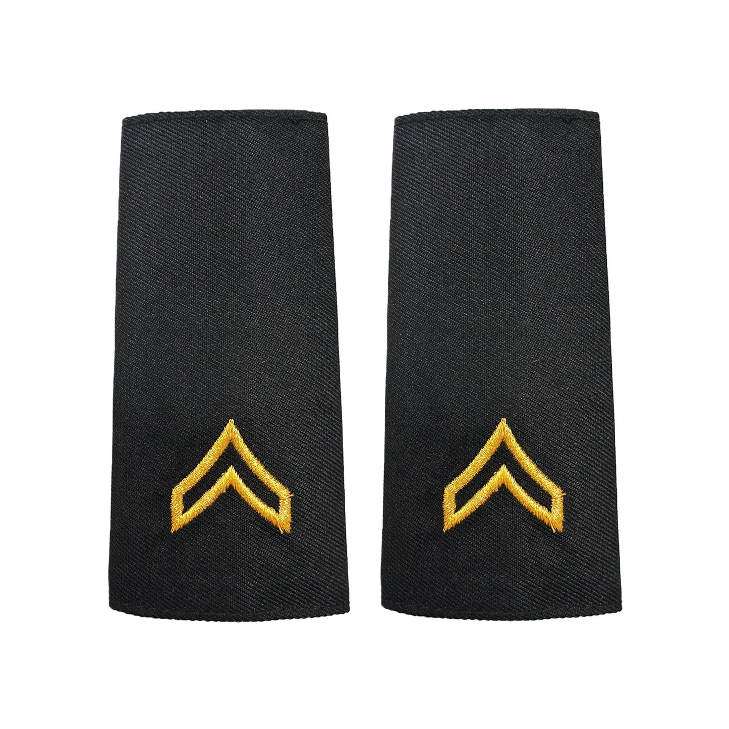 U.S. Army E4 Corporal Shoulder Marks - Male (Large)
