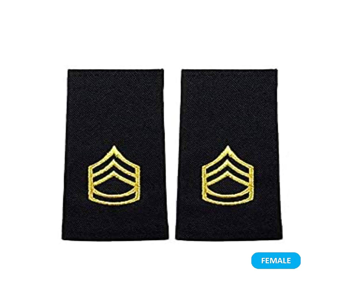 U.S. Army E7 Sergeant First Class Shoulder Marks - Female (Small)