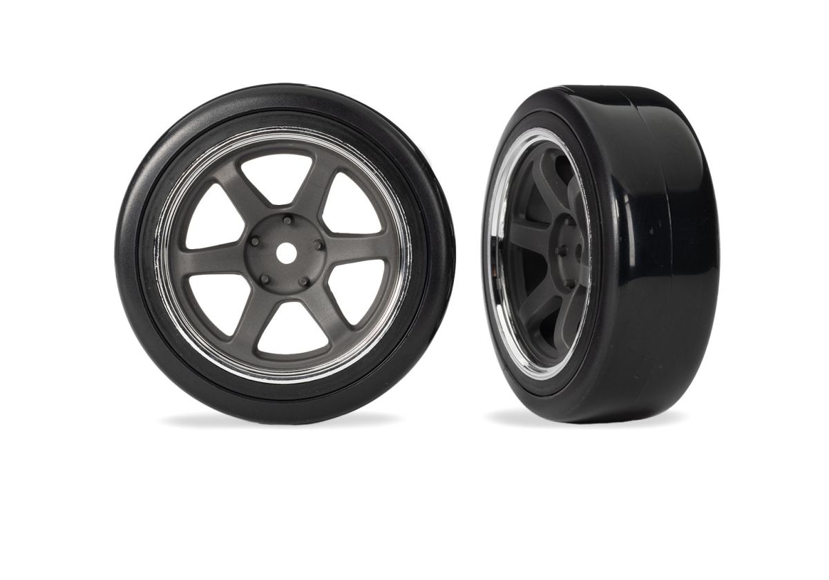 Traxxas 10574 1.9" Front Wheels Hard Drift Tires