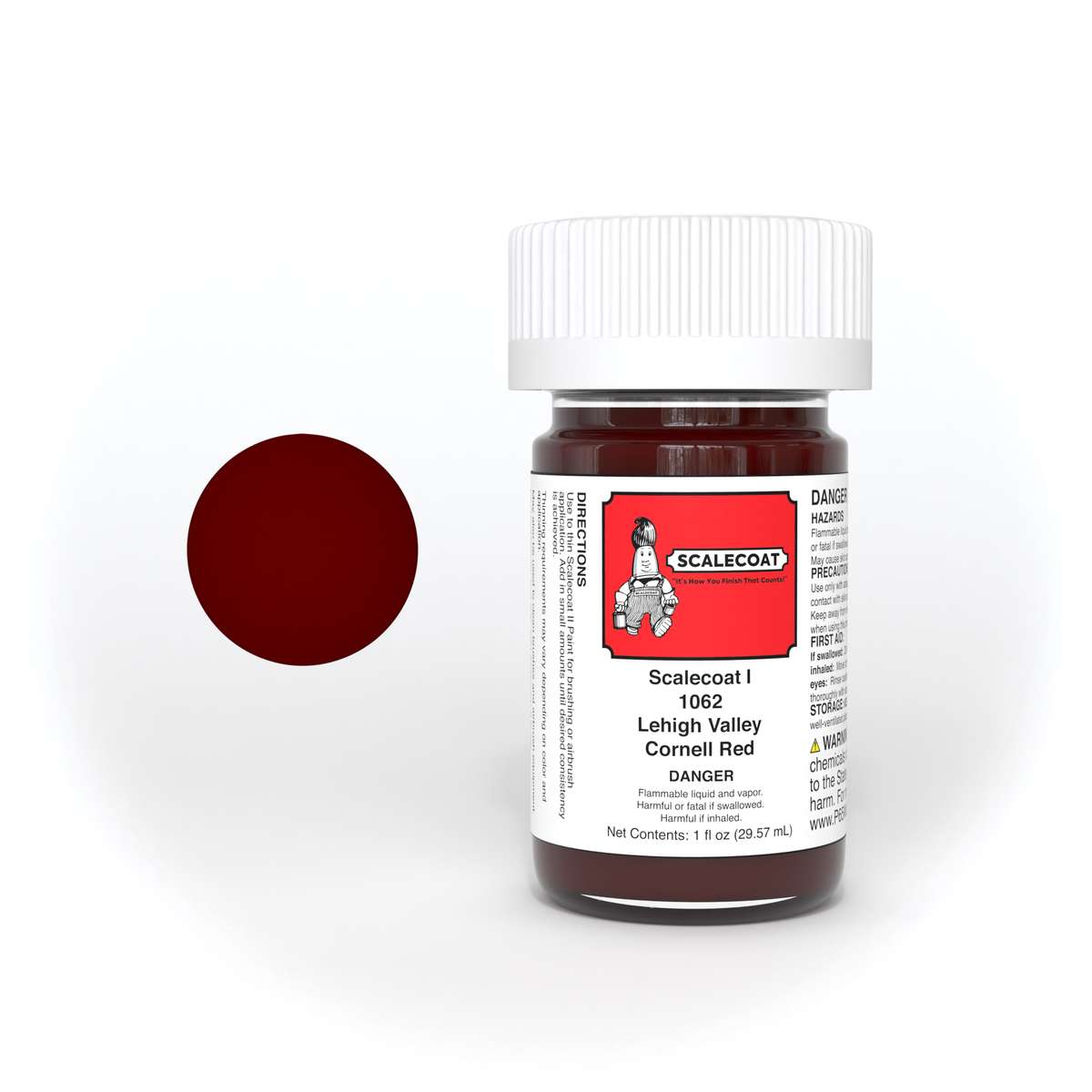 Scalecoat I Lehigh Valley Cornell Red 1oz - 1062
