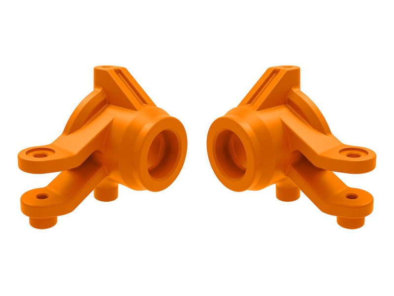 Traxxas 10736-ORNG Steering Blocks Left and Right (Orange) fits Mini Maxx