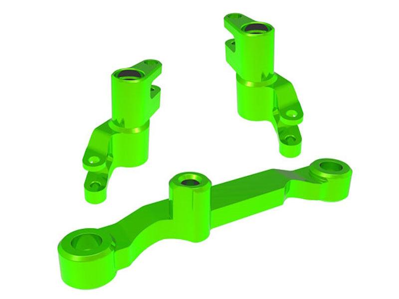 Traxxas 10743-GRN Green Aluminum Steering Bellcranks and Draglink fits Mini Maxx