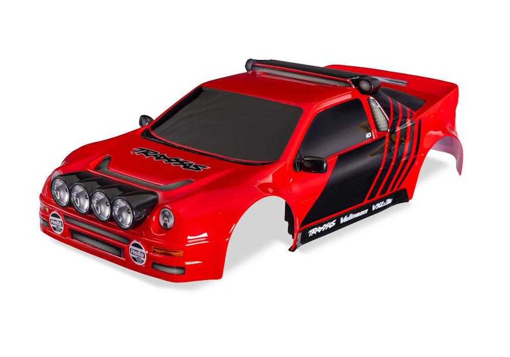 Traxxas Mini Rally VXL Ford RS200 Red Painted Body 10812-RED