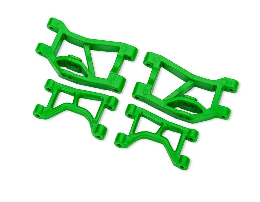 Traxxas 10830-GRN Green Rear Upper & Lower Suspension Arms L&R Mini Rally, Slash