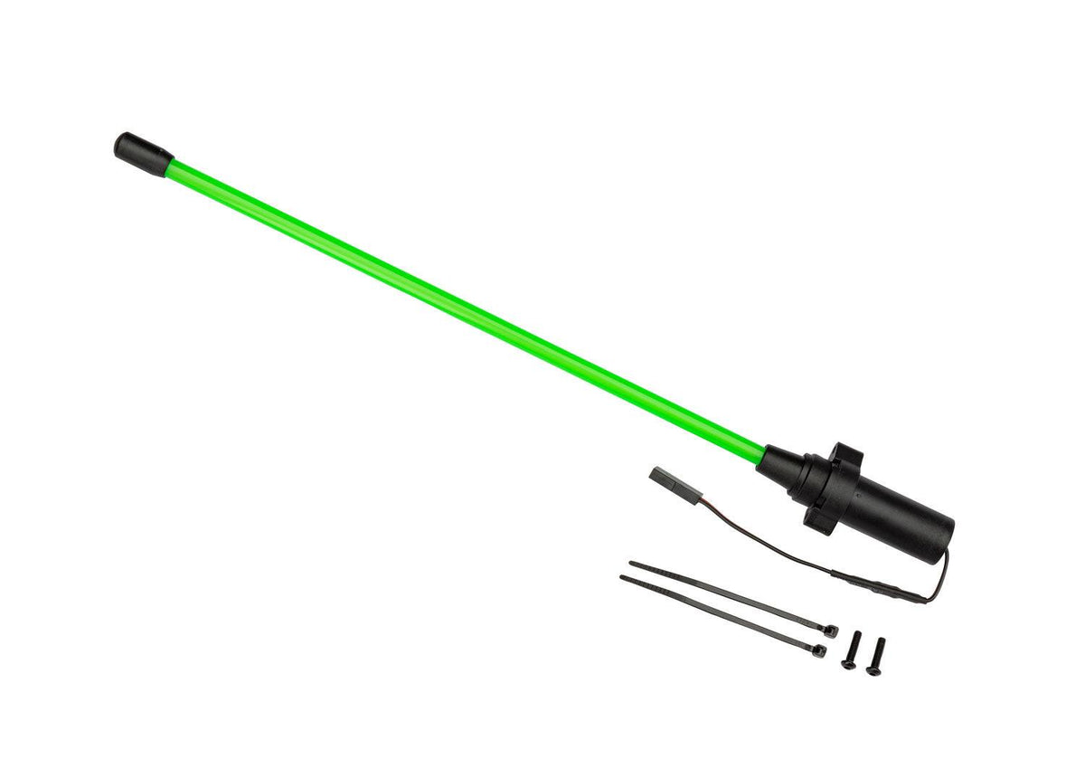 Traxxas 10992-GRN Green LED Whip Light w/ Flex-Tech Mount