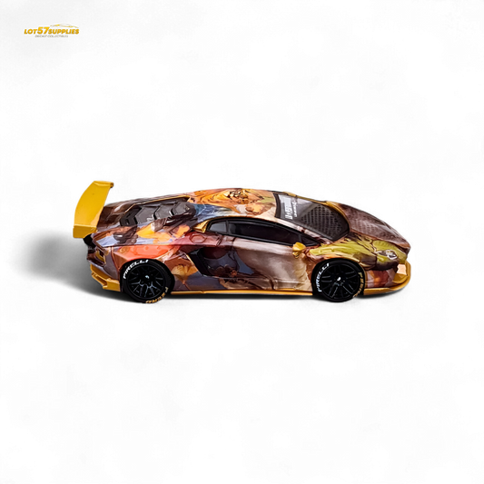 King Model Lamborghini Aventador LP700-4 Tiger Racing 1:64
