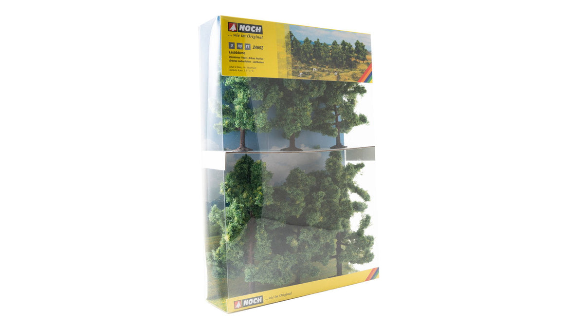 Noch 24602 HO/TT/O Scale Deciduous Trees, 14-18 cm, 6-Pack