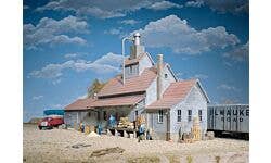 Walthers Cornerstone 933-3061 HO Sunrise Feed Mill Kit