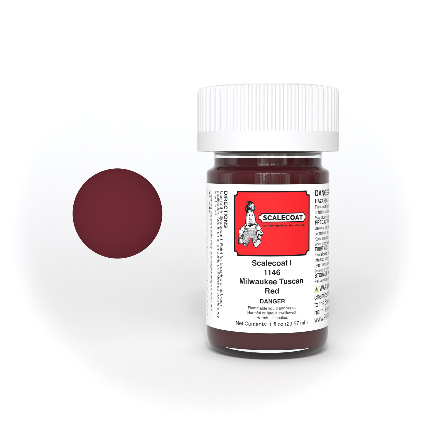 Scalecoat I Milwaukee Tuscan Red 1oz - 1146