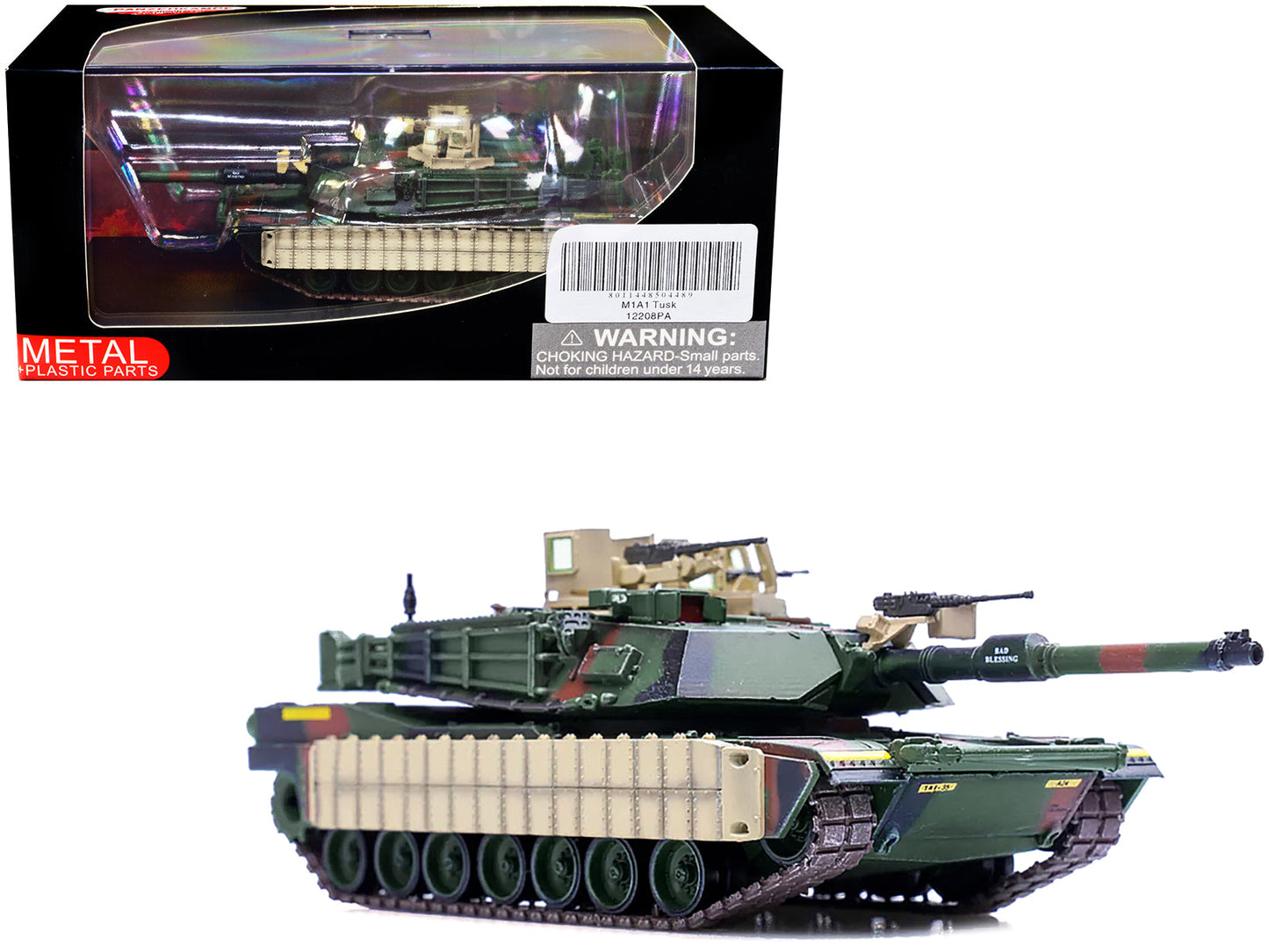 M1A1 TUSK Main Battle Tank "U.S.A. 1st Battalion 35th Armor Regiment" 1/72 Diecast Model by Panzerkampf free shipping USA